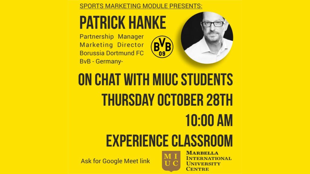 Marketing Deportivo con Patrick Hanke en MIUC Patrick Hanke BvB Marbella Miuc 1024x576