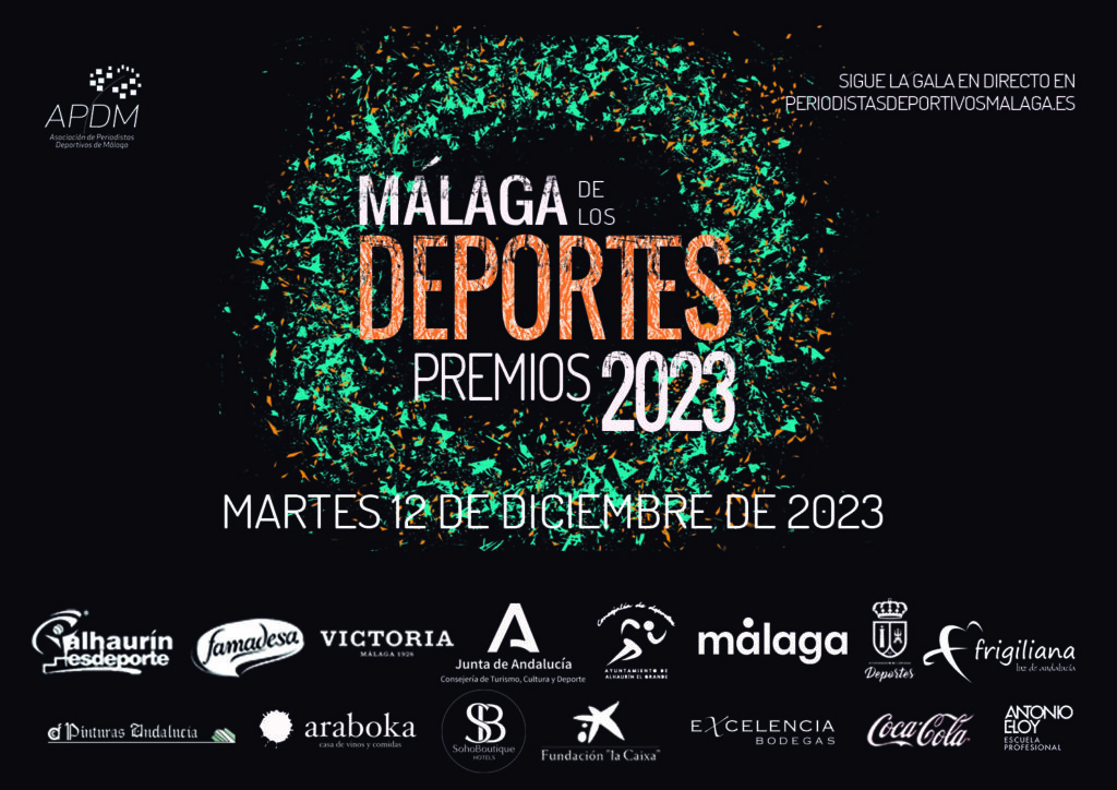 CARTEL MALAGA DE LOS DEPORTES 2023 1024x724